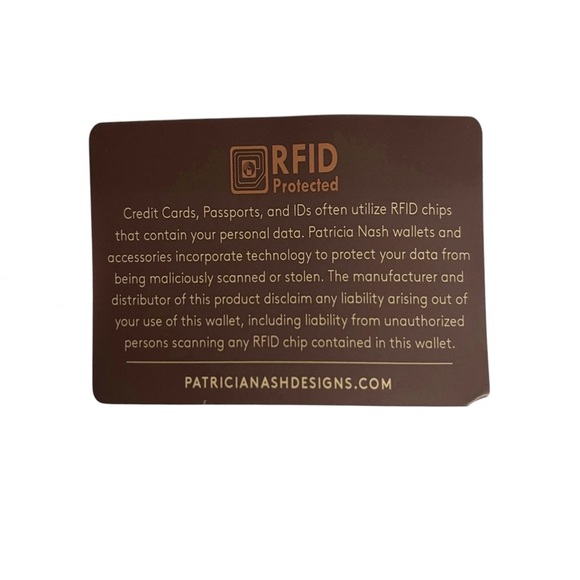 NWT Patricia Nash NWT CAUCHY Wallet turquoise tooled - Picture 6 of 8